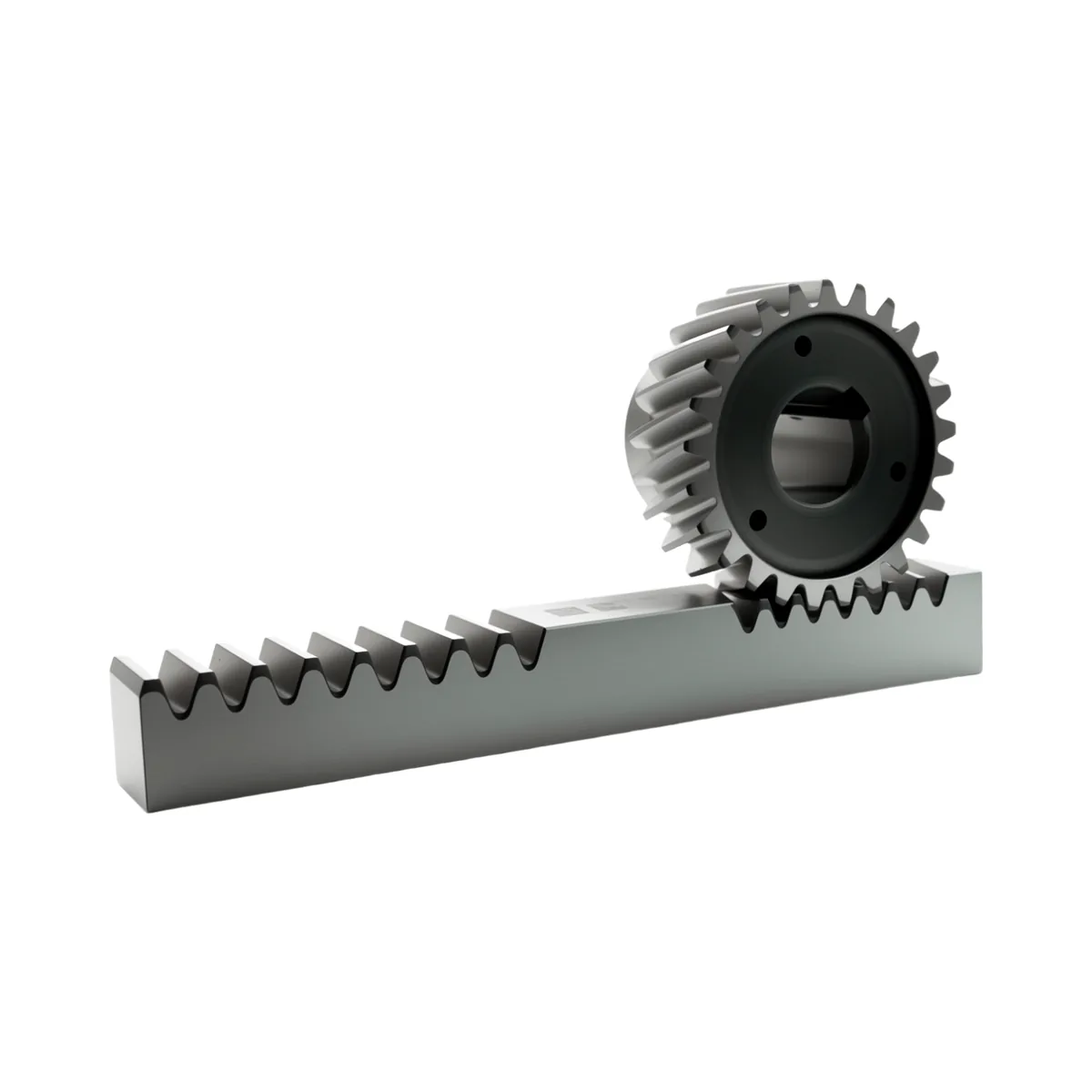 Gear rack and pinion system product view 01